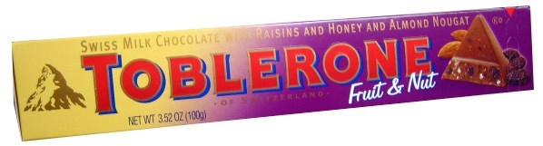 Toblerone (100 g 20 Cts.)  (Fruit&Nuts)